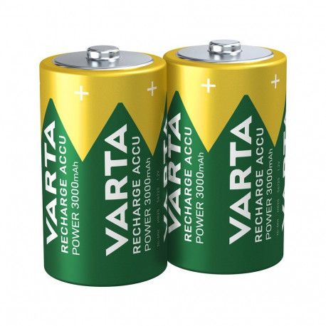 Varta D (Mono)/HR20 (56720) laetav – 3000 mAh, 2 tk blisterpakendis