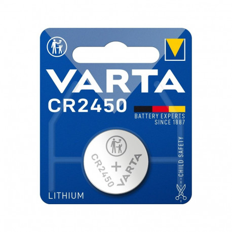 Varta CR2450 (6450) patarei, 1 tk blisterpakendis