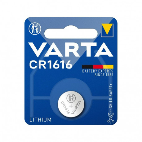 Varta CR1616 (6616) patarei, 1 tk blisterpakendis