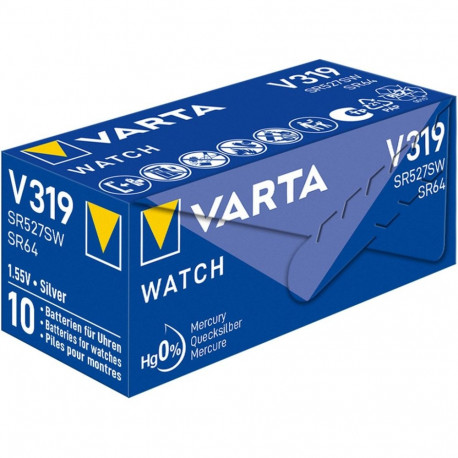 Varta SR64 (V319) patarei, 10 tk karbis