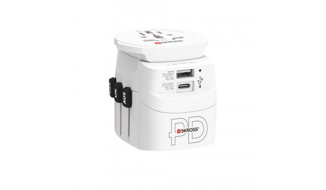 Skross World Adapter PRO Light USB AC30PD