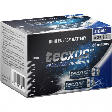 Tecxus LR03/AAA (Micro) Battery, 24 pcs. XXL Box