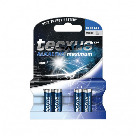 Tecxus LR03/AAA (Micro) Battery, 4 pcs. in blister