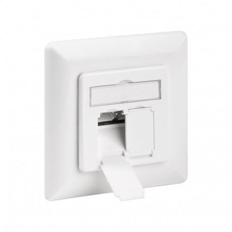 Goobay CAT 6A seinapaneel süvistatav, signaalvalge RAL 9003