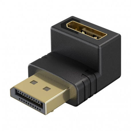 Goobay DisplayPort™ nurgaga adapter 90° allapoole