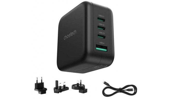 Choetech USB charger + travel adapter PD6055 70W US/EU/UK/AU