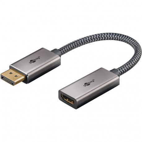 Goobay DisplayPort/HDMI Adapter Cable, 4K/60 Hz