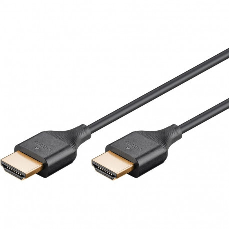 Goobay Slim Ultra High Speed HDMI Cable with Ethernet 0.5 m