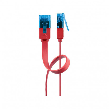 Goobay CAT 6A lame patch-kaabel U/UTP, punane 0.5 m