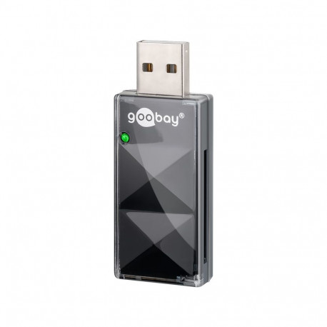 Goobay USB 2.0 mälukaardilugeja must