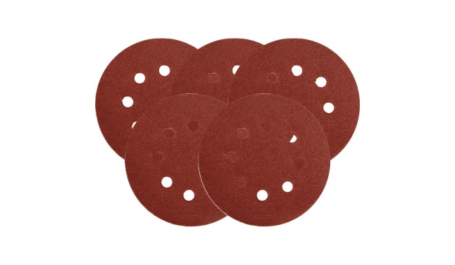 Lihvpaberiketas ekstsentrilistele lihvmasinatele metallile ja puidule 125 mm P150 5 tk YT-83436 Yato