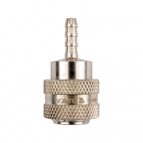Yato YT-2396 kiirühendus, 1/4", 6mm, 45mm, nikkeldatud, Q235 teras