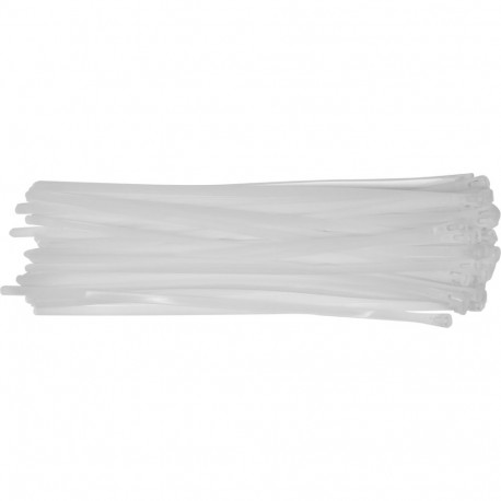 Yato YT-70666 korduvad kaablisidemed, 7,6x350mm, 50tk, valge, nailon PA66, 22kg, 85mm