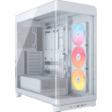 Case FRAME 4500X RS-R ARGB White Mid Tower ATX