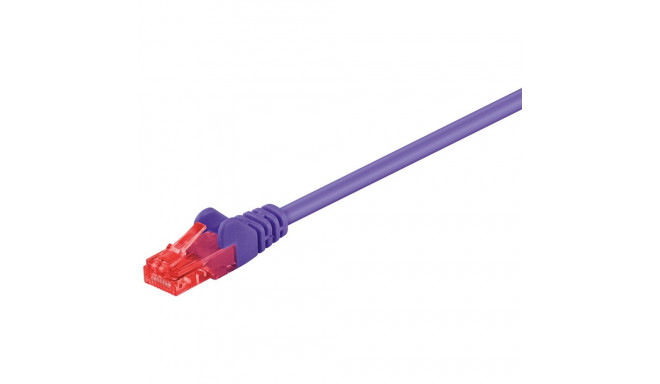 Goobay CAT 6 Patch Cable, U/UTP, violet 0.5 m
