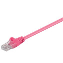 Goobay CAT 5e Patch Cable, U/UTP, magenta 20 m
