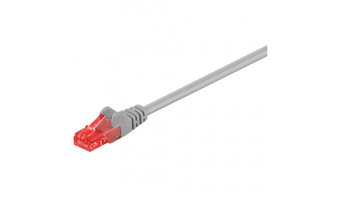 Goobay CAT 6 Patch Cable, U/UTP, grey 1 m