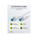 Goobay CAT 6A Patch-kaabel, S/FTP (PiMF), valge 1 m