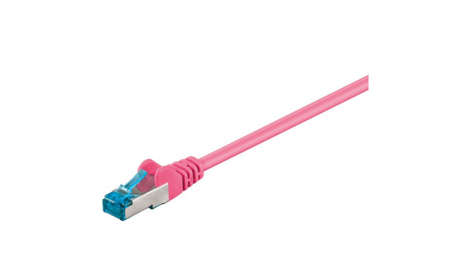 Goobay CAT 6A Patch-kaabel, S/FTP (PiMF), magenta 15 m