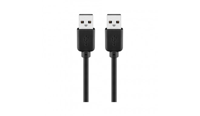 Goobay USB-A Cable, 5 m, black 5 m