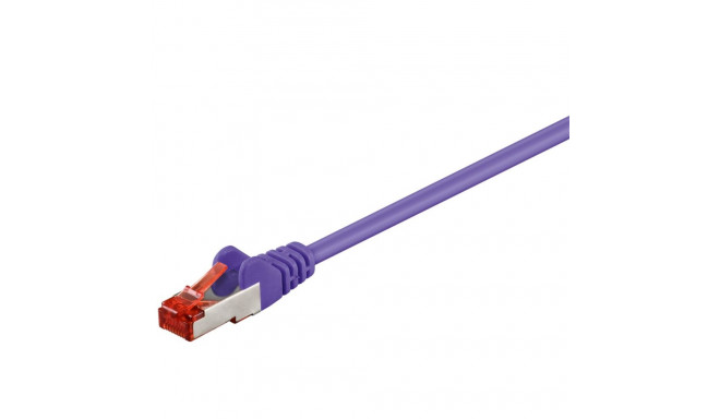 Goobay CAT 6 Patch Cable S/FTP (PiMF), violet 5 m