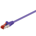 Goobay CAT 6 Patch-kaabel S/FTP (PiMF), violetne 1 m