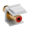 Goobay Keystone Cinch/RCA Module red