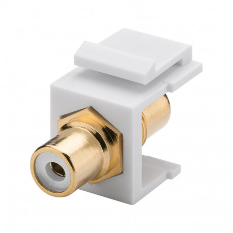 Goobay Keystone Cinch/RCA Module white