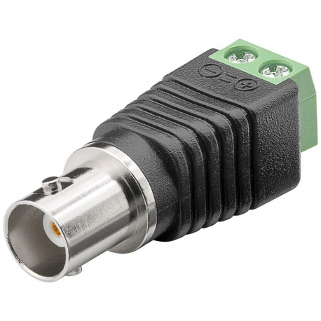 Goobay klemmiplokk 2-pin > BNC pesa (10 tk)