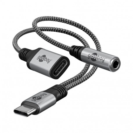 Goobay adapter USB-C™ USB-C™ ja 3,5 mm AUX jack