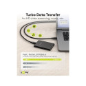 Goobay USB-C™ kaabel, USB4™, 2 m, must