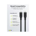 Goobay USB-C™ kaabel, USB4™, 0,5 m, must