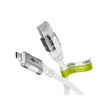 Goobay USB-C 3.1 - RJ45 Etherneti kaabel 7.5 m