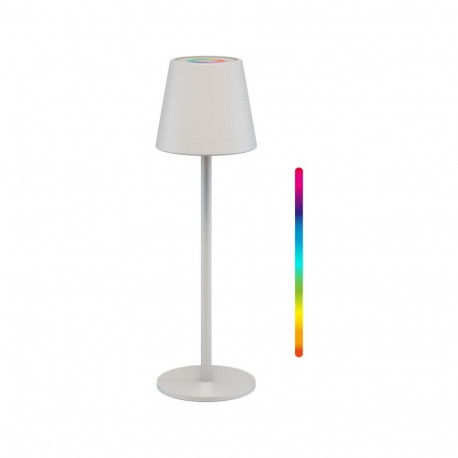 Goobay juhtmevaba LED laualamp RGBW, valge