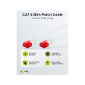 Goobay CAT 6 Slim Patch Cable U/UTP,white 5 m