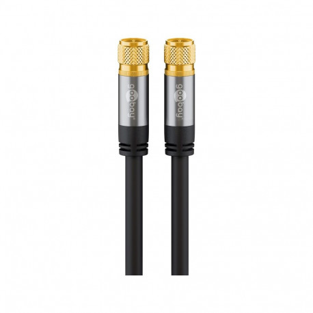 Goobay Satellite Antenna Cable (135 dB), 4x Shielded 3 m