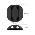 Goobay Cable Management Set, Black black