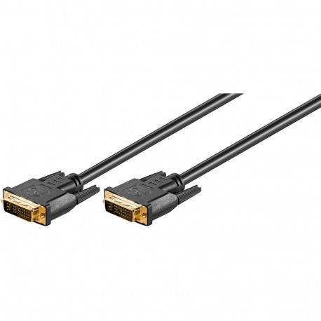 Goobay DVI-I Full HD Cable Dual Link, gold-plated 2 m
