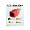 Goobay RJ45 Crossover Modular Adapter, CAT 5e
