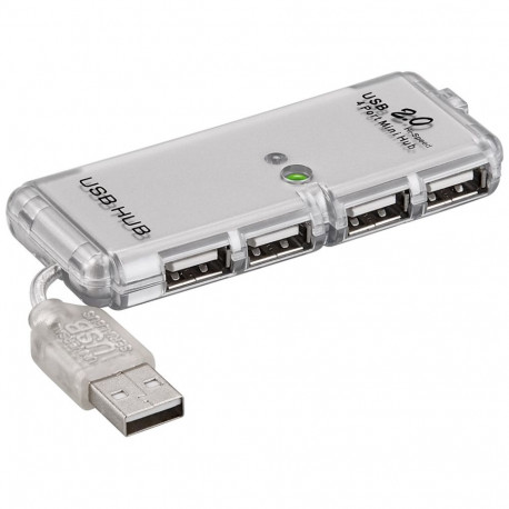 Goobay 4-Port USB Hub USB 2.0 Hi-Speed