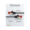 Goobay CAT 6 Patch Cable S/FTP (PiMF), black 20 m