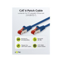 Goobay CAT 6 Patch Cable S/FTP (PiMF), blue 0.25 m