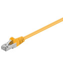 Goobay CAT 5e Patch Cable, SF/UTP, yellow 0.5 m