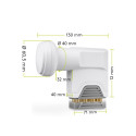 Goobay universaalne Octo LNB