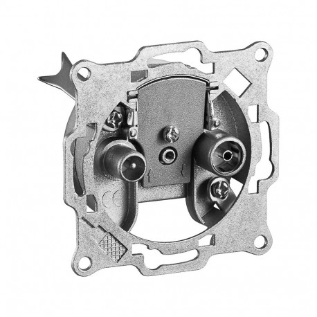 Goobay 2-auguline antenni läbiv pistikupesa