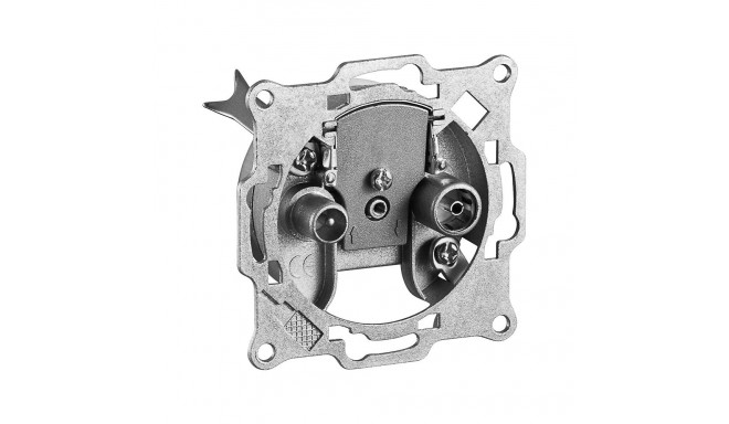 Goobay 2-Hole Aerial Through Socket