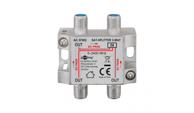 Goobay SAT jagaja, 3-suunaline 3