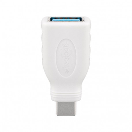 Goobay USB adapter USB-C™–USB-A, OTG, valge