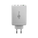 Goobay USB-C™ PD GaN multiport kiirlaadija (100 W) valge