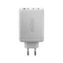 Goobay USB-C™ PD GaN multiport kiirlaadija (100 W) valge
